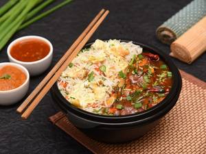 Dragon Chicken With Egg Fried Rice