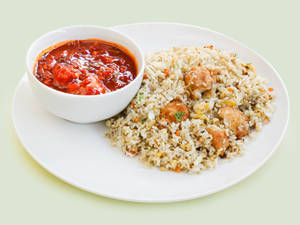Chicken Singapore Fried Rice