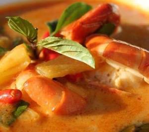 Thai Red Curry King Prawns [Fat Big Juicy Prawns]