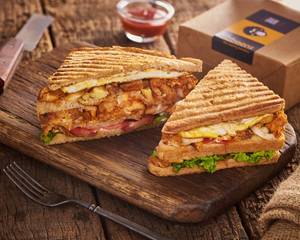 Chicken Club Wheat Sandwich [43g Protein, 590 Kcal]