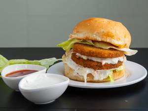 Crispy Veg Double Patty Burger 
