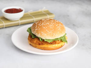  Jalapeno Cheddar Cheese Chicken Burger