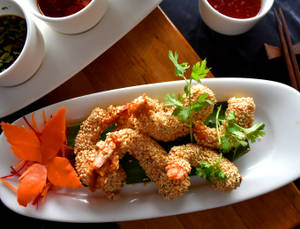 Sesame Prawns
