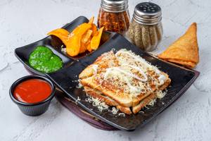 Samosa Cheese Toast