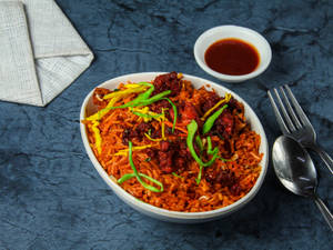 Schezwan Chicken Rice