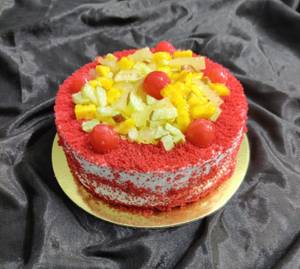 Red Velvet Fruit Cake 
