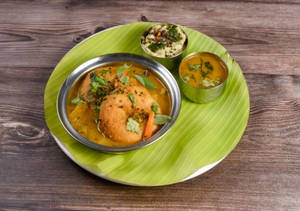 Sambar Vada(2pcs)