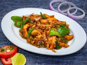 Chicken Chilli (Semi-dry )