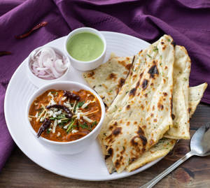 Paneer Butter Masala with 2 Laccha Paranth