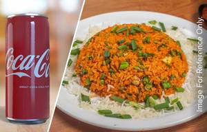 Schezwan Fried Rice + Coke