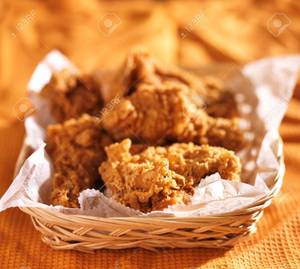 Fried Chicken In Basket