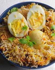 Egg briyani with 2 eggs