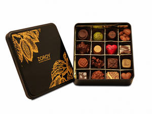 Pure Couverture Chocolate Signature Belgian Style 16 Pcs In A Tin Box