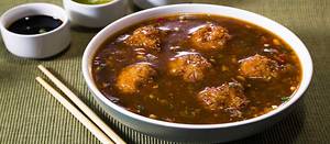 Vegetable Ball Manchurian Sauce