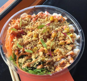 Ponzu Prawn Poke Bowl