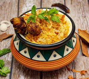 Tandoori Chicken Dum Biryani