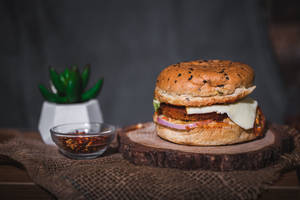 Veg Cheesy Burger