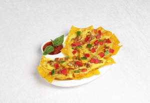 Nachos With Cheese & Beans