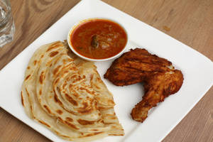 Kozhi Fry With 2 Indian Bread Combo