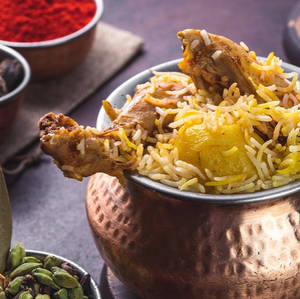 Special Kolkata Style Chicken Biryani