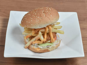 French Fries Burger