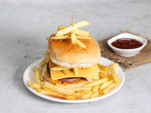 Fries Cheese Burger