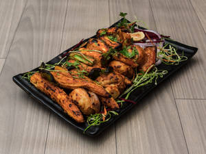 Baby corn,Paneer and Mushroom Tikka