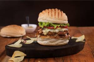 Yard's Cowboy Hog Burger