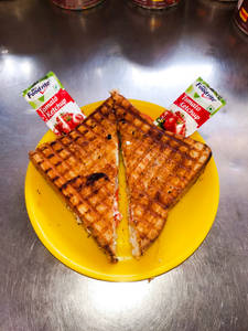 Chicken Sandwich + French Fries+ Badam Milk
