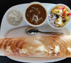 Butter Onion Masala Dosa 