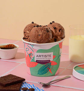 Belgian Dark Chocolate Ice Cream 450 Ml