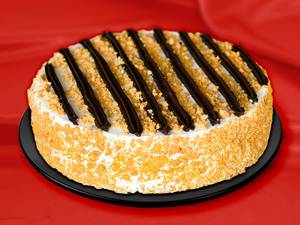 Eggless Choco Butterscotch Cake