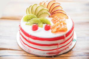 Fresh Mixed Fruit Cakes