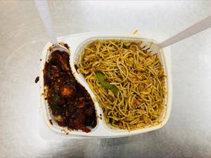Combo 12  Schezwan Chicken Noodle And Chicken Manchurian