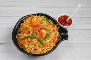 Veg Burnt Garlic Noodles