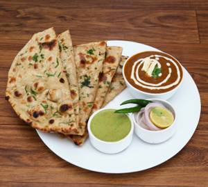 Cheese Naan with Dal Makhani