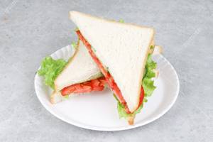 White Bread Veg Sandwich ( COLD )