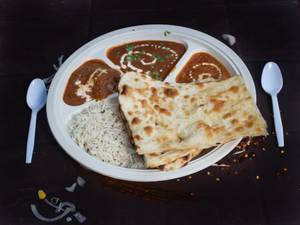 Hot Drive Thali(Dal Makhani + Paneer + Chaap + Rice + Butter Naan)            