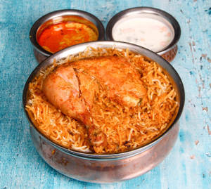 Chicken kebab biryani