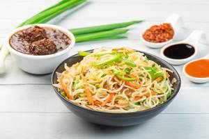 Jain Veg Manchurian Noodles