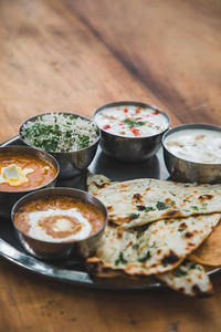 Butter Chicken North Indian Thali