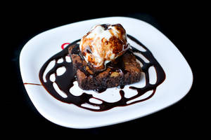 Brownies with Ice cream