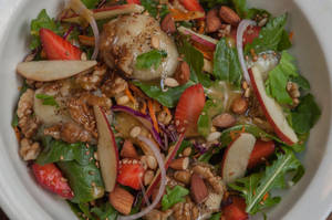 ROCKET FRUIT & HONEY SALAD (gf) {big}