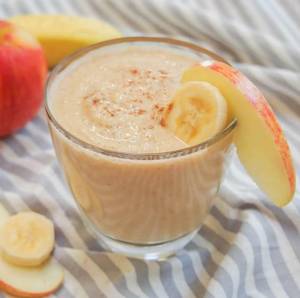 Apple + Banana Milkshake