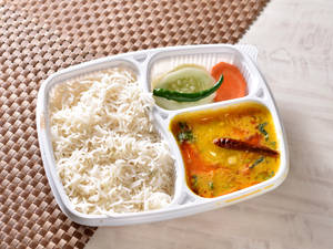 Dal Tadaka + Steam Rice