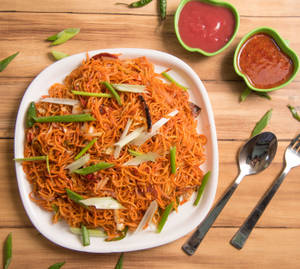 Chilli Garlic Chicken Noodles