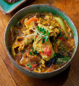 Veg Bhutanese Gravy Noodle Soup