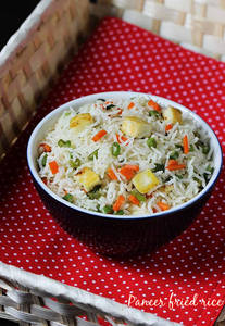 Mouth Melting Paneer Fried Rice