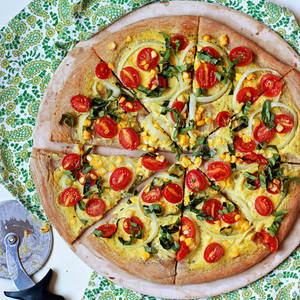 7" Tomato & Corn Pizza