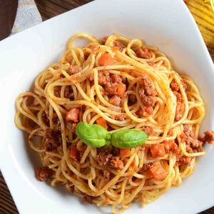 Chicken Keema Spaghetti